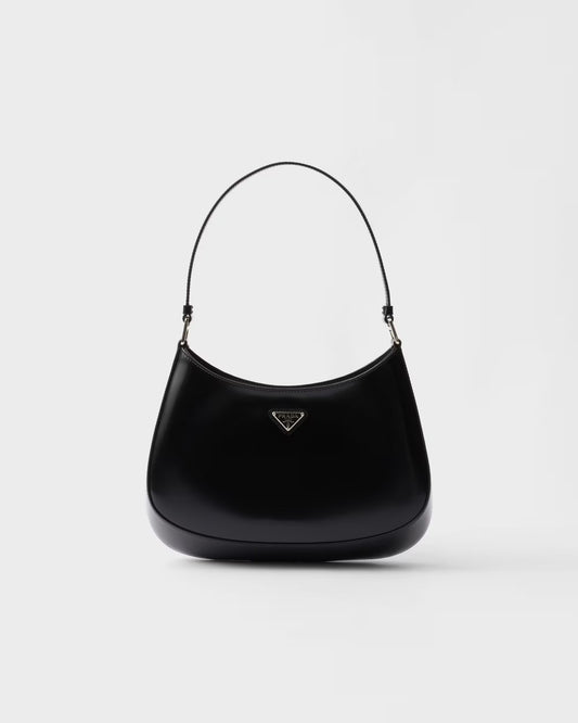 Prada Cleo Brushed Leather Shoulder Bag