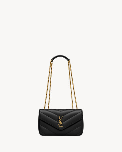 Saint Laurent Loulou Small in Matelassé Lambskin