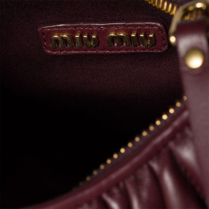 Wander Matelassé Nappa Leather Hobo Bag