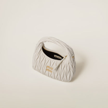 Wander Matelassé Nappa Leather Hobo Bag