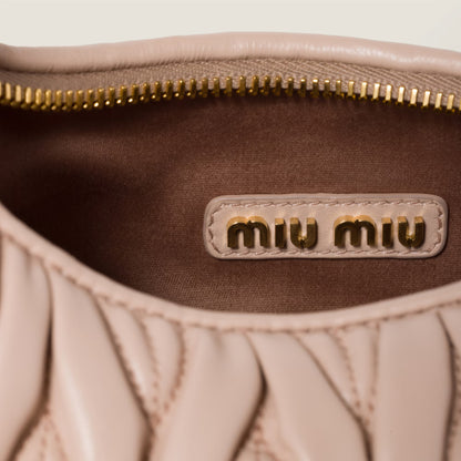 Wander Matelassé Nappa Leather Hobo Bag