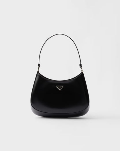 Prada Cleo Brushed Leather Shoulder Bag