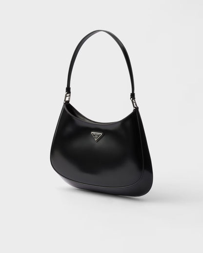 Prada Cleo Brushed Leather Shoulder Bag