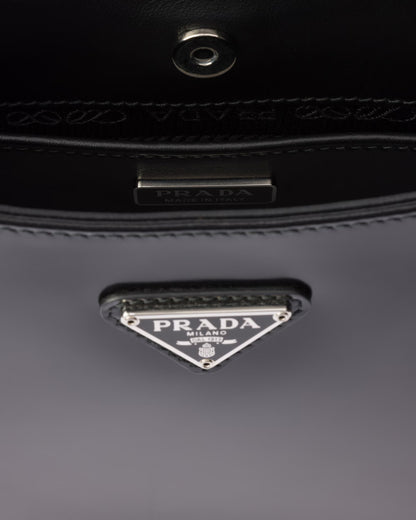 Prada Cleo Brushed Leather Shoulder Bag