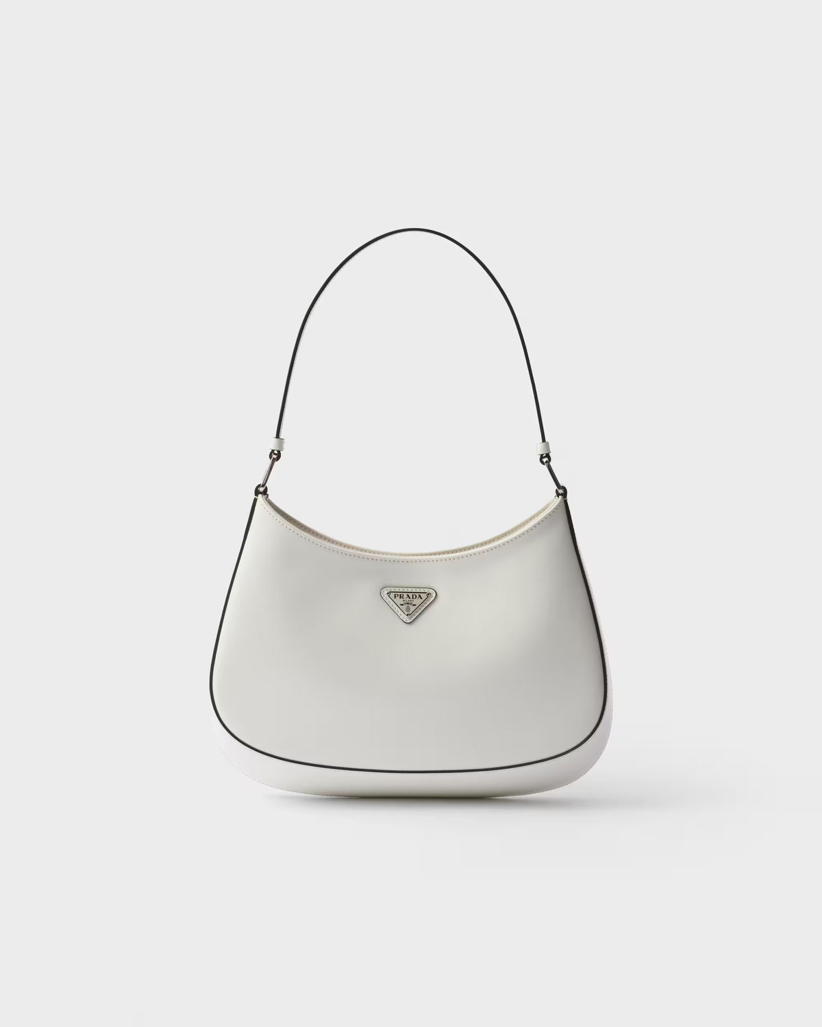 Prada Cleo Brushed Leather Shoulder Bag