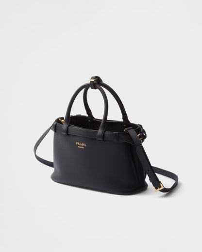 Prada Buckle Small Leather Handbag
