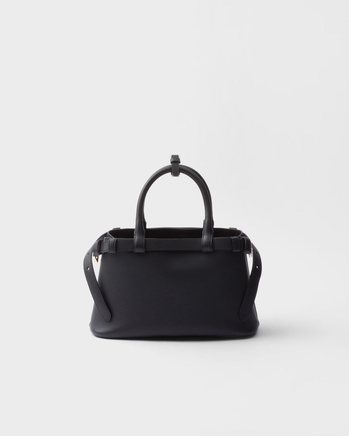 Prada Buckle Small Leather Handbag