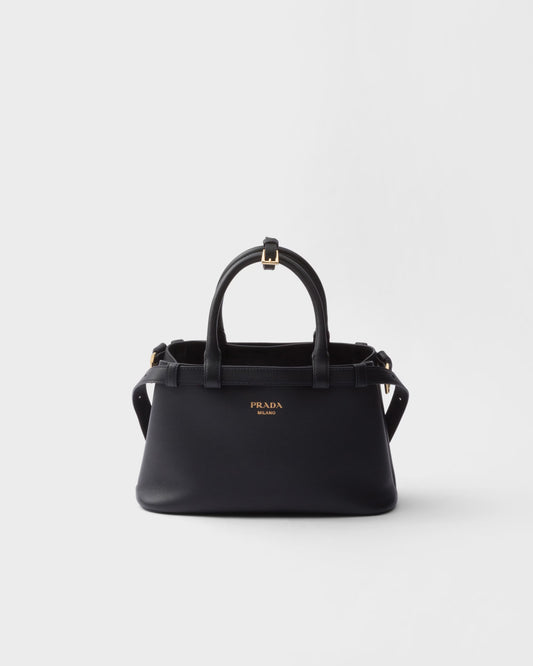 Prada Buckle Small Leather Handbag