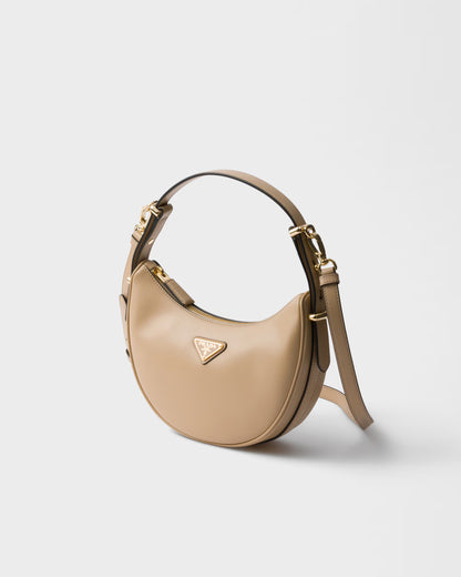 Prada Arqué Small Leather Shoulder Bag