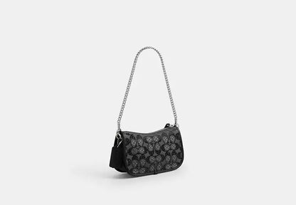 Coach Swinger Bag 20 Crystal Signature Jacquard